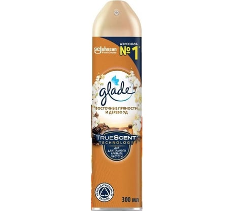 Аэрозоль GLADE Восточные пряности и дерево уд, 300 мл 864956