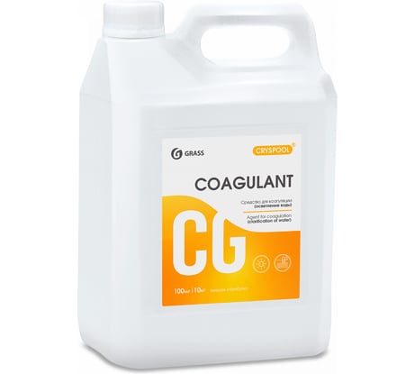 Средство для коагуляции осветления воды Grass CRYSPOOL Coagulant канистра 5.9к 150011