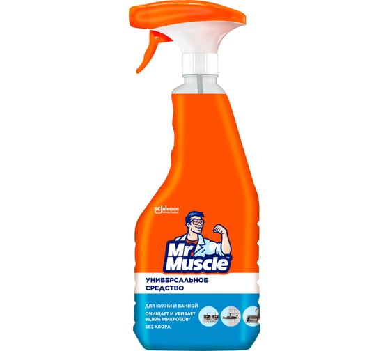 Универсальное чистящее средство МИСТЕР МУСКУЛ Mr Muscle 520мл 865018