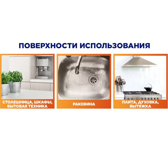 Чистящее средство для кухни МИСТЕР МУСКУЛ Mr Muscle Свежесть лимона, триггер 500 мл 317147