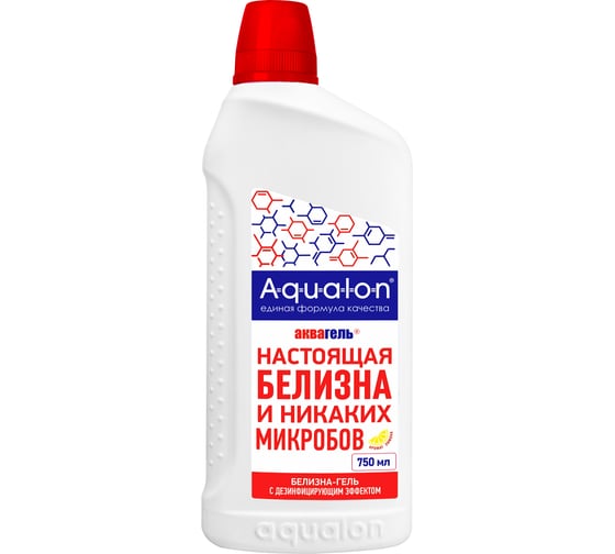 Белизна-гель c дезинфицирующим эффектом АКВАГЕЛЬ 750 мл, Лимон 203322 1