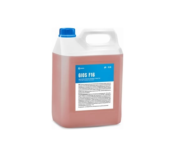 Высокощелочное пенное моющее средство Grass GIOS F16 5 л 550069