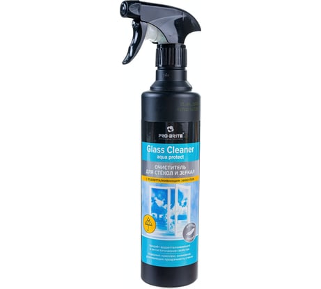 Средство для мытья окон, зеркал и стеклянных поверхностей PRO-BRITE GLASS CLEANER AQUA PROTECT 0,5 л 1522-05