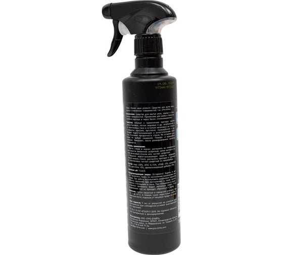 Средство для мытья окон, зеркал и стеклянных поверхностей PRO-BRITE GLASS CLEANER AQUA PROTECT 0,5 л 1522-05
