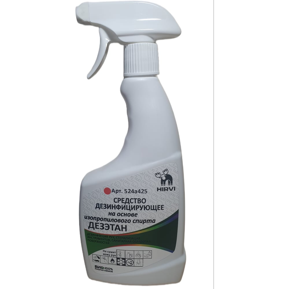 Дезинфицирующее средство HIRVI ДЕЗЭТАН на основе изопропилового спирта ...