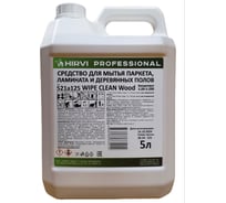 Средство для мытья паркета, ламината, деревянных поверхностей HIRVI WIPE CLEAN Wood 5 л 521а125