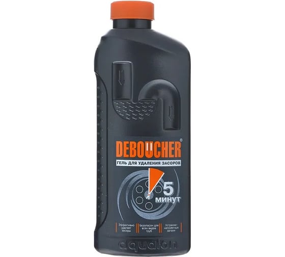 Гель для удаления засоров DEBOUCHER 5 minutes, 1 л 203605