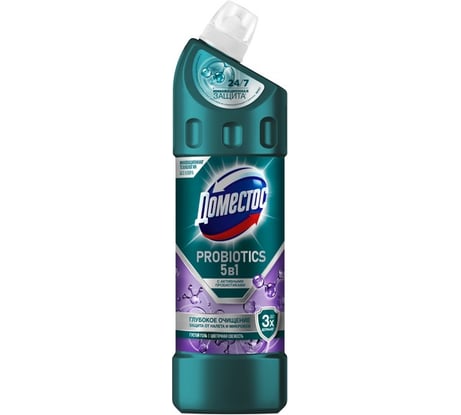Доместос средство чистящее DOMESTOS пробиотик цветочная свежесть 12x750МЛ 4605922023005