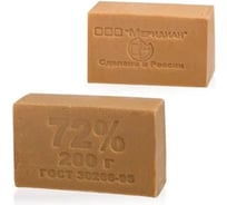 Хозяйственное твердое мыло МЕРИДИАН 72% 200 г, 60 шт 4655550000008