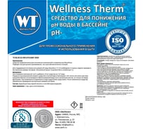 Средство для понижения PH воды в бассейне Wellness Therm PH - 10 литров 312682