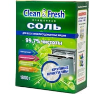 Гранулированная соль для посудомоечных машин Lotta Clean&Fresh 1800 г 4660002311175