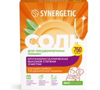 Соль высокой степени очистки для посудомоечных машин SYNERGETIC 750 гр 4607971450566 102752 16411889