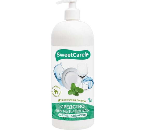 Средство для мытья посуды SweetCare мятная свежесть, 1 л SC700311/1