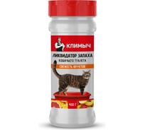 Ликвидатор запаха для кошачьего туалета Климыч Свежесть фруктов 400 г CLM0147