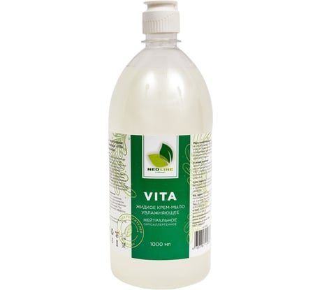 Жидкое крем-мыло NeoLine VITA Нейтральное гипоаллергенное 1000 мл 143056