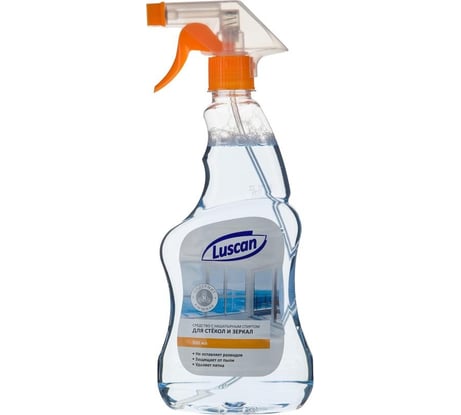 Средство для стекол и зеркал Luscan Professional 500 мл, с нашатырным спиртом 1054687