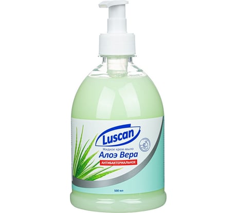 Антибактериальное крем-мыло Luscan Алоэ вера 500 мл 1014322