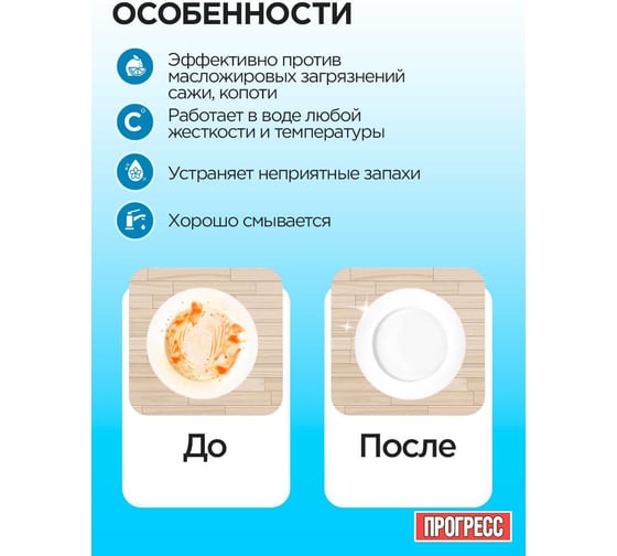 Универсальное моющее средство Прогресс МТ антижир 5 л М-08-5
