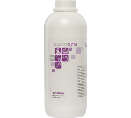 Концентрированное профессиональное средство для мытья полов и поверхностей МАСТЕРХИМ ПОЛОМОЙ 1кг 006НП1