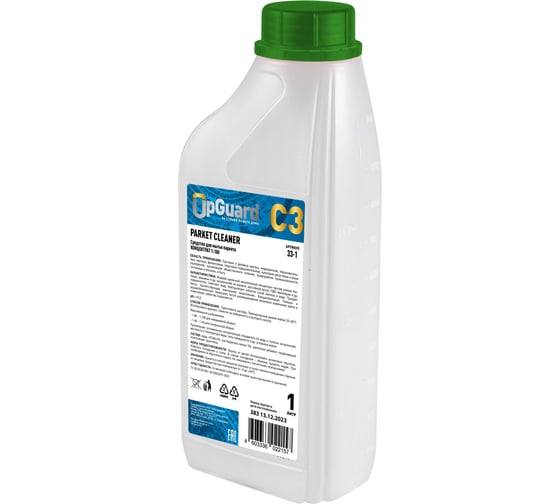 Средство для мытья паркета UPGUARD C3 Parket Cleaner 1л, Концентрат 1:100 33-1