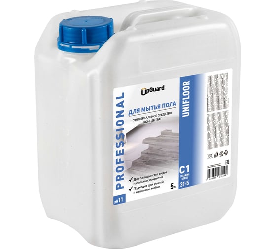 Универсальное средство для мытья пола UPGUARD C1 UniFloor 5л, Концентрат 1:100 31-5