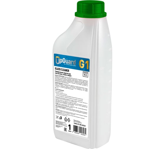 Универсальное средство для очистки окон стекол зеркал UPGUARD G1 GLASS CLEANER 1 л. Концентрат 71-1