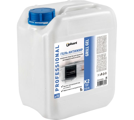 Гель от застывшего и пригоревшего жира UPGUARD K2 GRILL GEL 5 л 112-5
