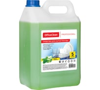 Средство для мытья посуды OfficeClean Professional Алоэ и зеленый чай канистра 5 л 246164/А