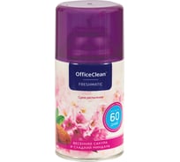 Сменный баллон для освежителя воздуха OfficeClean Весенняя сакура и сладкий миндаль сухое распыление 250 мл 262641