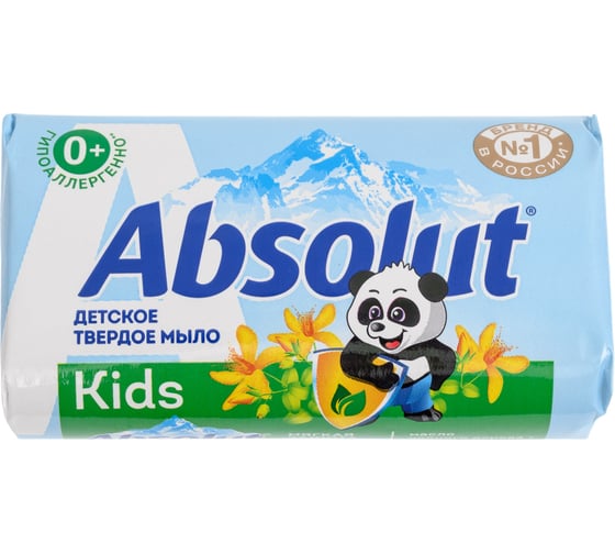 Твердое детское мыло Absolut Kids череда, 90 г 6057 1