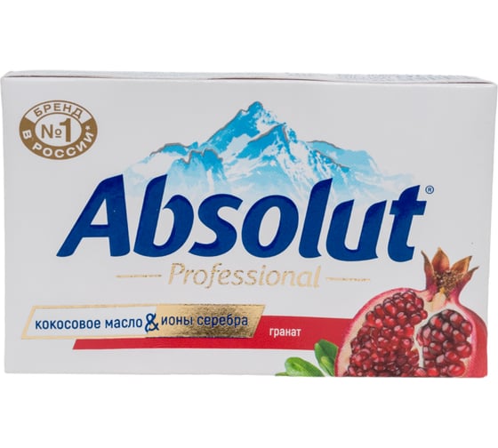 Твердое мыло Absolut Professional гранат, 90 г в пачке 6247