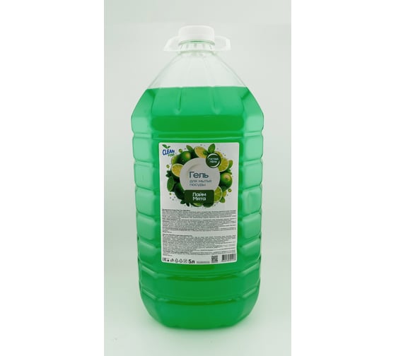 Гель для посуды Clean Top Лайм и мята Эконом 5 л БХ-0217