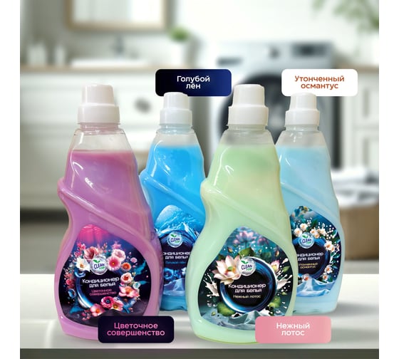 Кондиционер для белья Clean Top Голубой лен Стандарт 1 л БХ-0022