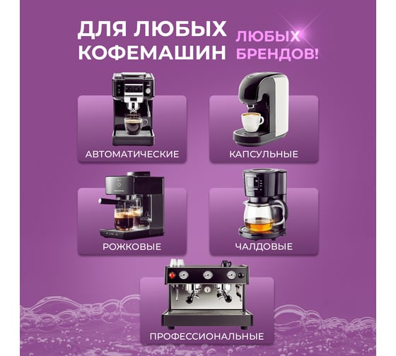 Таблетки для очистки кофемашин от кофейных масел Ou!borka Ouborka (100 шт.) OUB0002