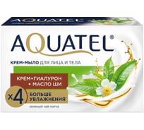 Твердое крем-мыло Aquatel зеленый чай матча, 90 г в пачке 6232