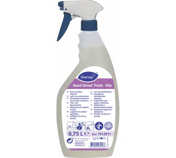 Универсальный удалитель неприятного запаха Diversey Good Sense Fresh 750 мл 7519146 1