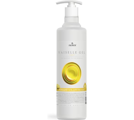 Средство для мытья посуды Pro-Brite Vaiselle Gel Lemon 0,5л. 1631-05 1