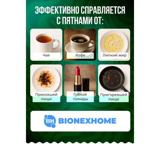Порошок для посудомоечных машин Bionex антибактериальный, защита от накипи, блестящая чистота, безопасный для детской посуды, ПорПмм400