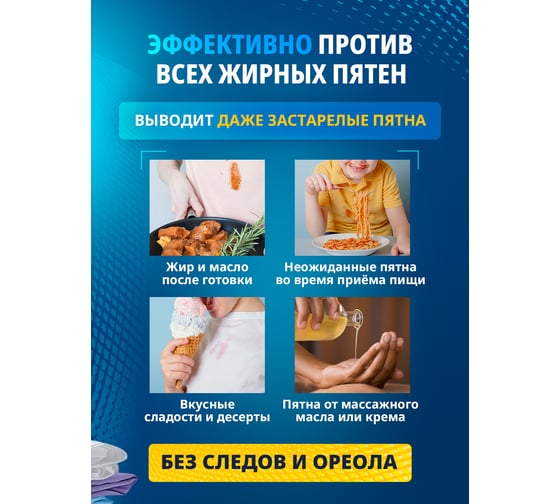 Пятновыводитель от жирных пятен SALTON CleanTech 120 мл (12) ЮНК SCT0012