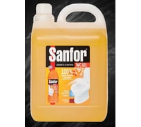 Средство санитарно-гигиеническое SANFOR WC gel 100 % против сложных загрязнений, 5 л 25792