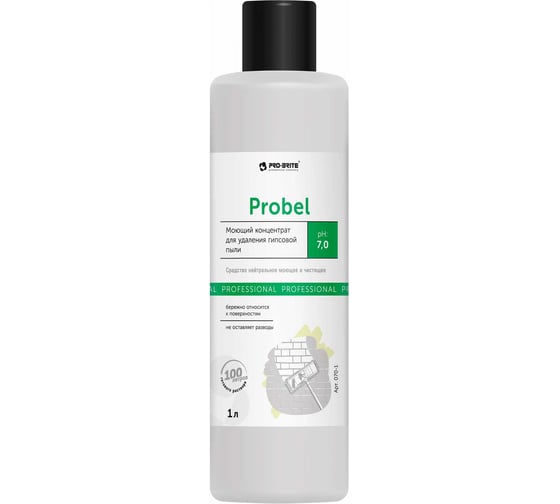 Моющий концентрат для удаления гипсовой пыли Pro-Brite PROBEL 1л 070-1