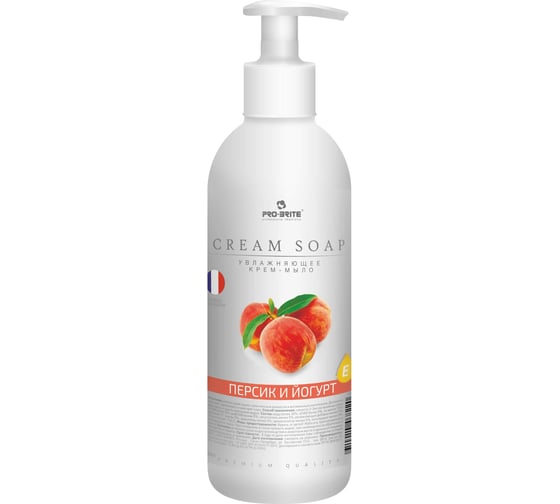 Жидкое крем-мыло Pro-Brite Персик и йогурт Cream Soap 1602-05