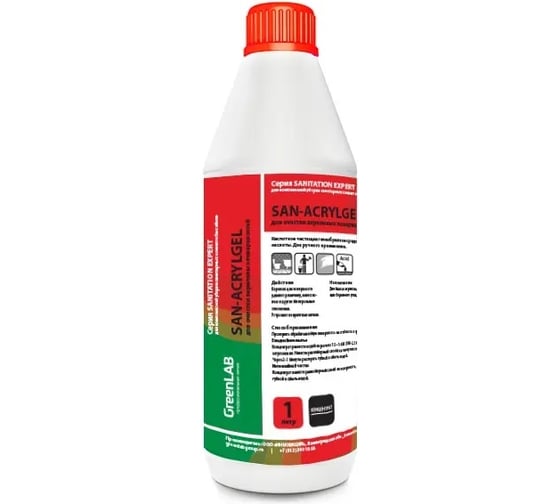 Кислотное чистящее гелеобразное средство ГринЛаб SAN-ACRYLGEL SN-108/1