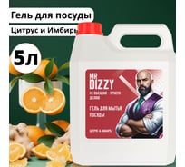Гель для мытья посуды JUNDO Mr.Dizzy Апельсин и имбирь, 5л 4640050731798