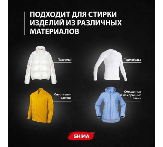 Гель для стирки микрофибры SHIMA DETAILER "FIBER GEL" 1 л. 4610326360748