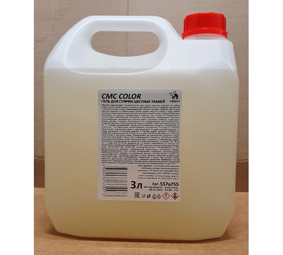 Средство для стирки цветных тканей HIRVI СМС Color 3л 557а755
