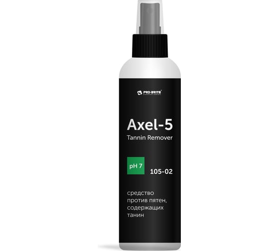 Средство против пятен, содержащих растительные красители Pro-Brite AXEL-5 Tannin Remover 0.2 л 105-02
