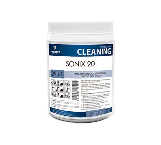 Универсальный порошок Pro-Brite SONIX-20 на основе хлора, 1 л 293-1 1