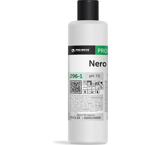 Универсальный пенный моющий концентрат Pro-Brite NERO 10 1 л 296-1 1