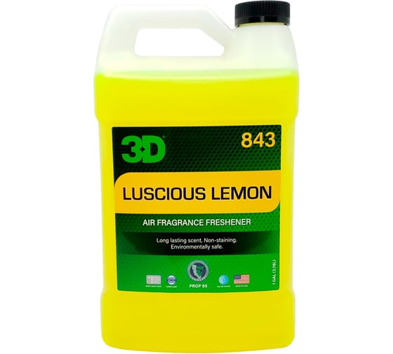 Освежитель воздуха 3D Lemon Scent 843G01 лимон 3,78 л 020601
